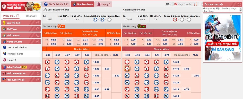 12BET Number game - tylekeovn