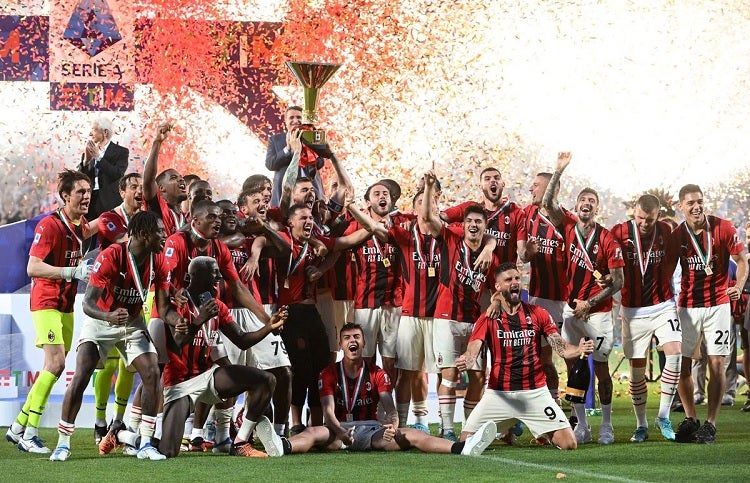 AC Milan win serie A